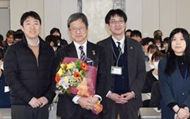上田夏生学長の医学部における最終講義が行われました